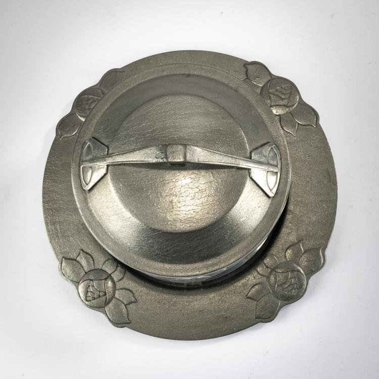 Bild 3 zu Objekt, Butter dish and plate, 1901, Joseph Maria Olbrich, Hueck, Eduard, L&uuml;denscheid, 180A 233