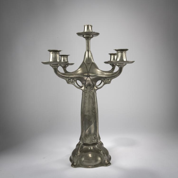 Hauptbild zu Objekt, Candelabrum, 1901/02, Hugo Leven, Kayser Sohn / Son, Krefeld, 180A 235