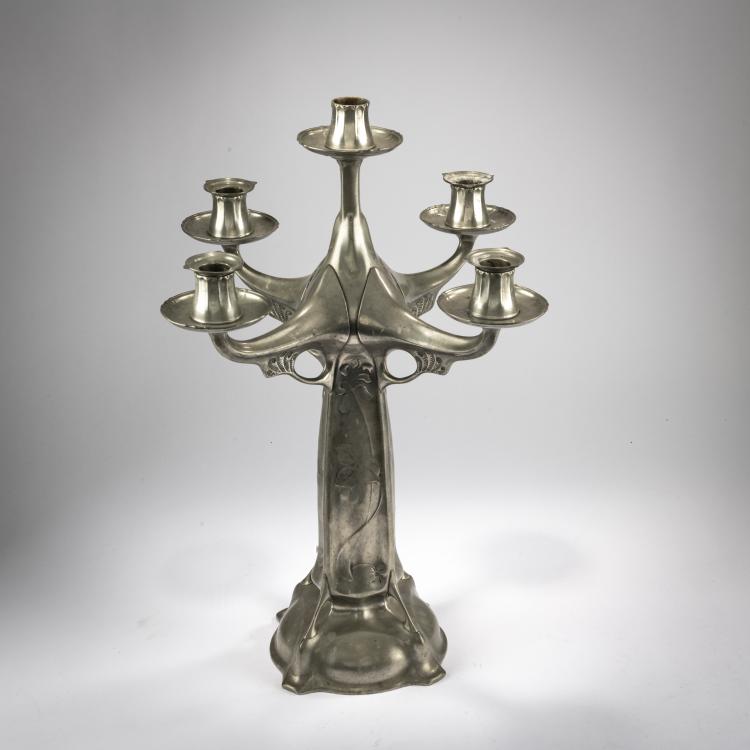 Bild 1 zu Objekt, Candelabrum, 1901/02, Hugo Leven, Kayser Sohn / Son, Krefeld, 180A 235
