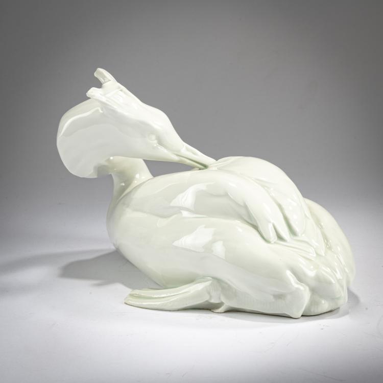 Bild 2 zu Objekt, 'Great Crested Grebe', 1912, Paul Zeiller, Meissen, StPM, 180A 278
