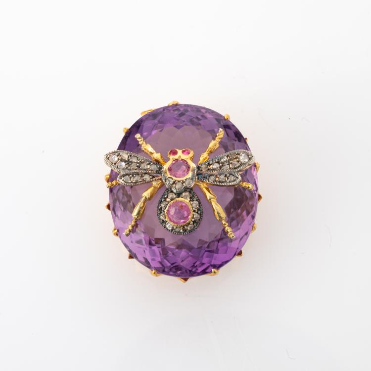 Bild 1 zu Objekt, Vintage Anh&auml;nger mit Insektenmotiv, 180C 738