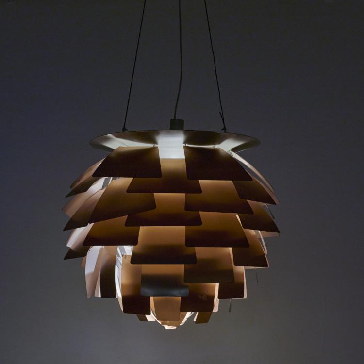 Bild 1 zu Objekt, Ceiling light 'Artichoke', 1957 (design), Poul Henningsen, Louis Poulsen, Kopenhagen / Copenhagen, 180B 477