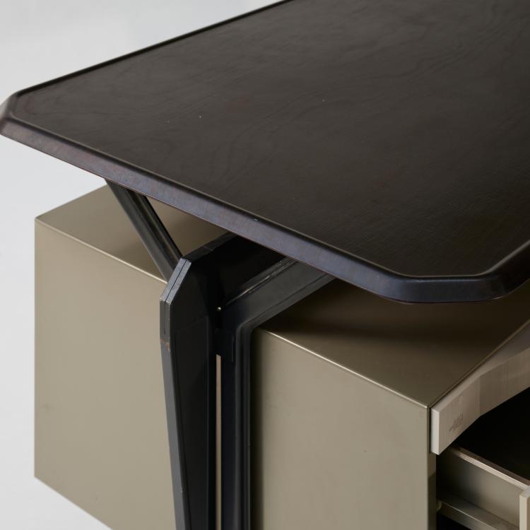 Bild 4 zu Objekt, Schreibtisch 'Arco' mit Papierkorb, 1963, Studio B.B.P.R., Olivetti, Ivrea, 181A 365