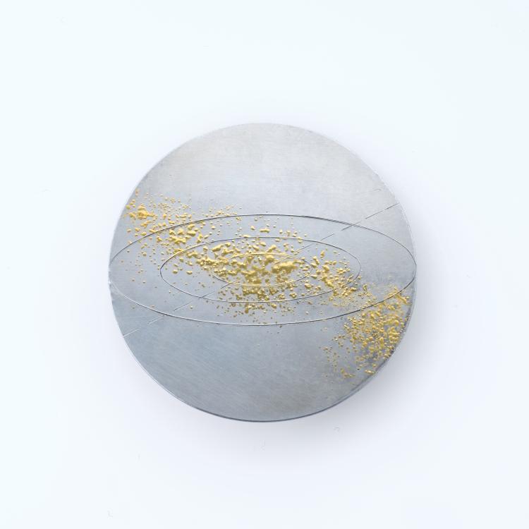 Hauptbild zu Objekt, Brosche 'Drei Ellipsen', 1974, Gerd Rothmann, 180C 676