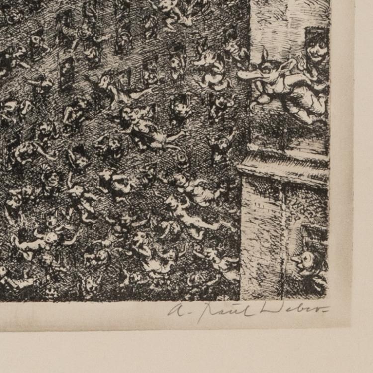 Bild 2 zu Objekt, 'Das Ger&uuml;cht II' (The Rumor II), 1969, Andreas Paul Weber, 181C 743