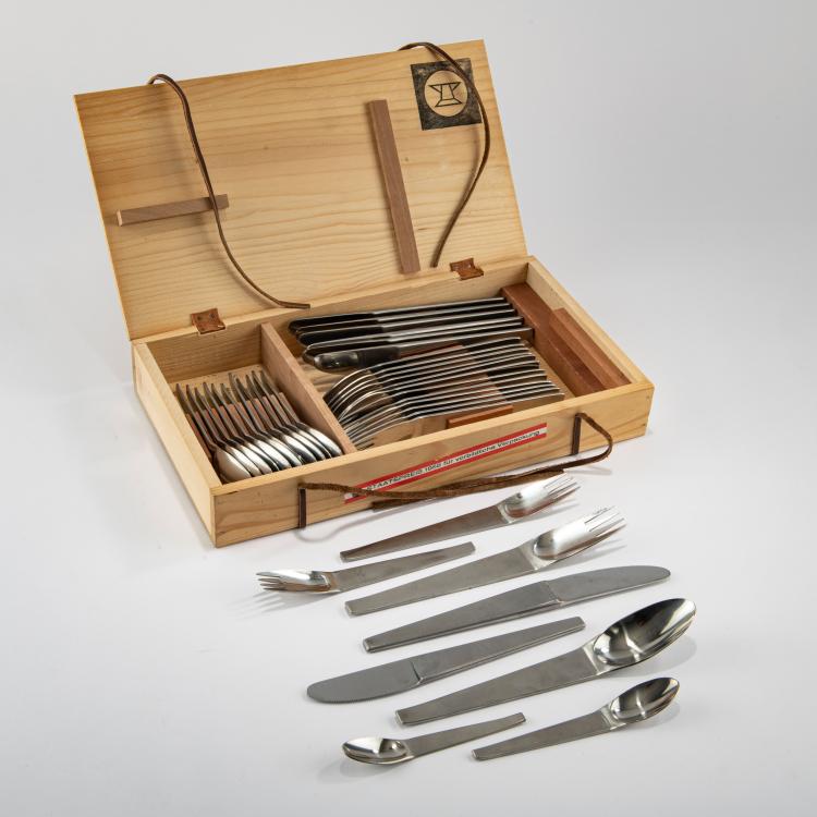 Hauptbild zu Objekt, 114 piece Cutlery '2060', 1956 (design), Carl Aub&ouml;ck, Amboss, Steyr, 180B 537