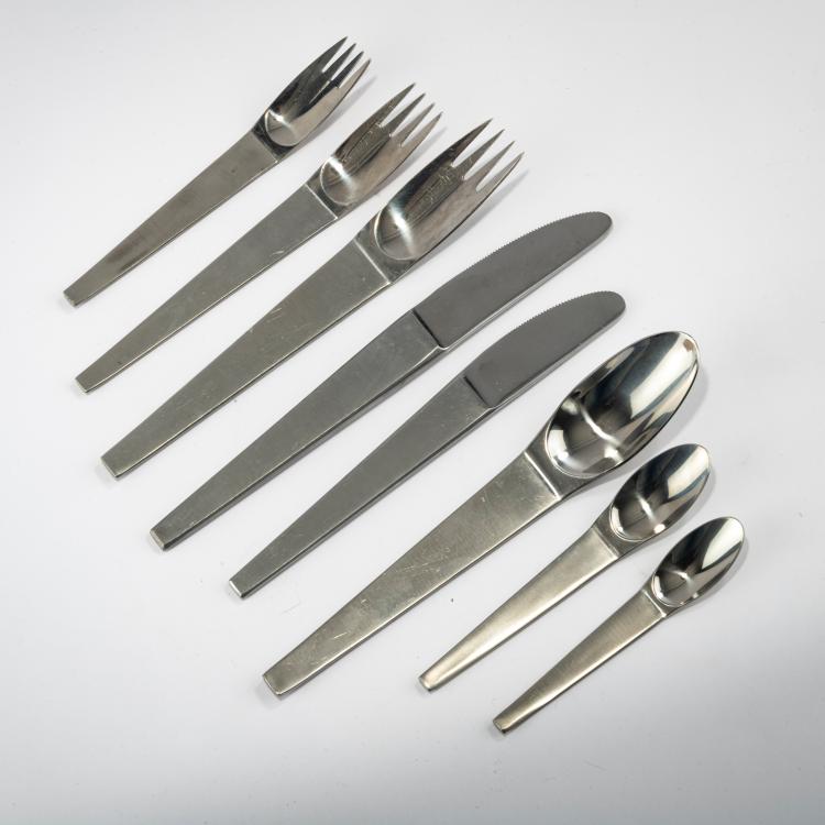 Bild 3 zu Objekt, 114 piece Cutlery '2060', 1956 (design), Carl Aub&ouml;ck, Amboss, Steyr, 180B 537