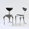 Two 'Dolphin tail' chairs, 1990