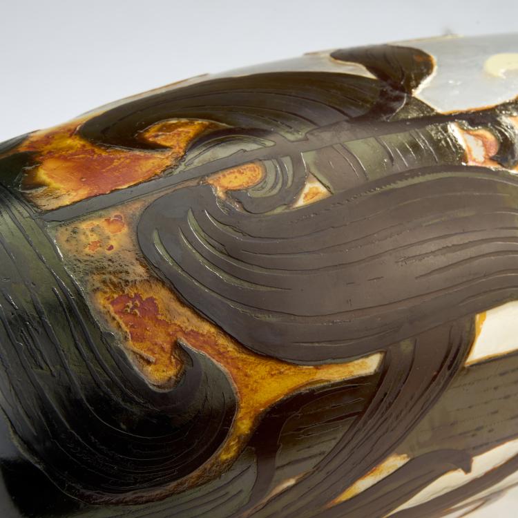 Bild 7 zu Objekt, Vase 'Orchid&eacute;es', 1906/07, L&eacute;on Ledru,Jean D&eacute;sir&eacute; Muller,Henri Muller, Val St.-Lambert, 180A 108