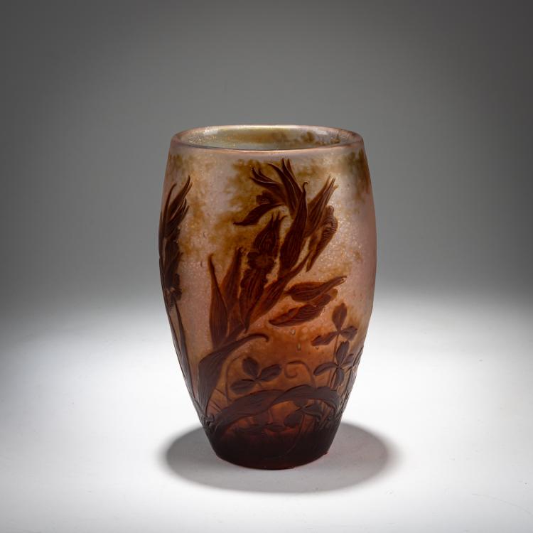 Hauptbild zu Objekt, Vase 'Iris', c. 1900, Emile Gall&eacute;, Gall&eacute;, Nancy, 180A 47