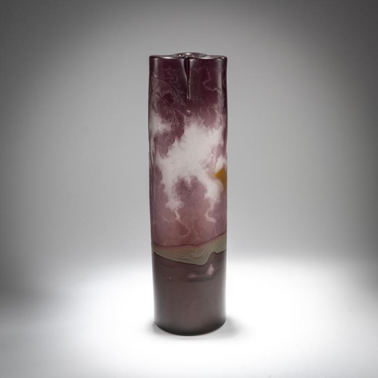 Bild 2 zu Objekt, Marqueterie Vase 'Paysage et Papillons', c. 1900, Emile Gall&eacute;, Gall&eacute;, Nancy, 180A 49