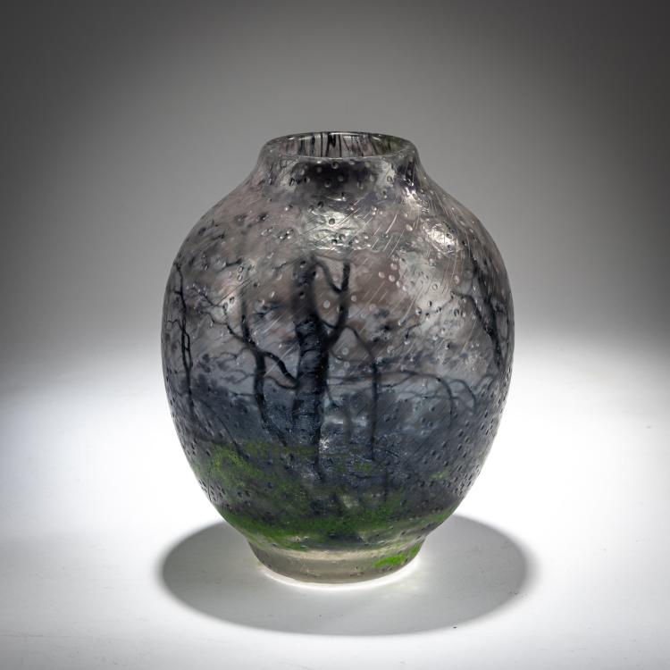 Bild 1 zu Objekt, Intercalaire-Vase 'Pluviose', 1899-1902, Henri Berg&eacute;, Daum Fr&egrave;res, Nancy, 180A 7