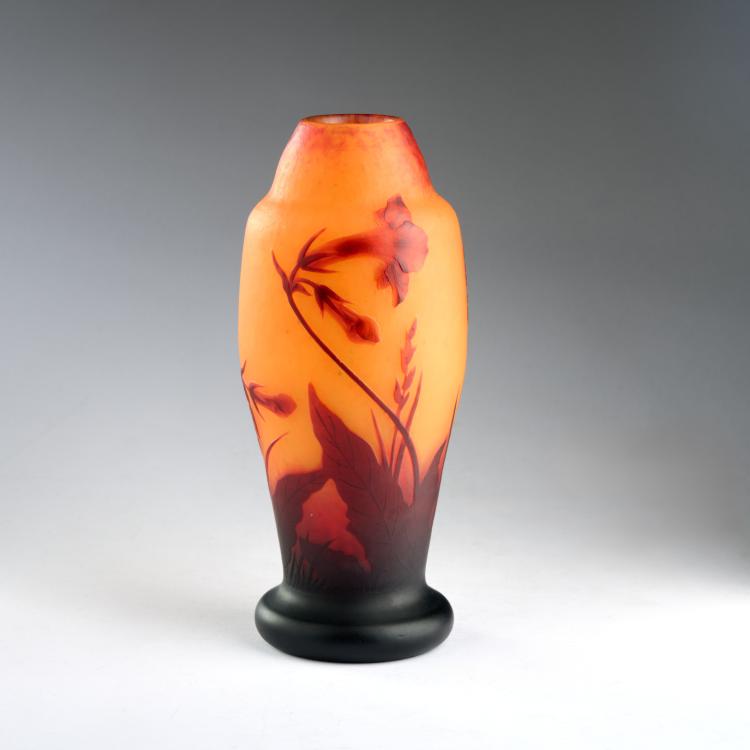 Hauptbild zu Objekt, Vase 'Bignones', um 1912, Daum Fr&egrave;res, Nancy, 180A 24