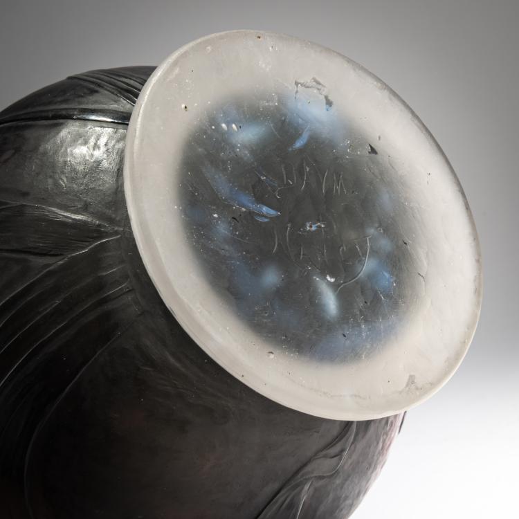 Bild 3 zu Objekt, Hohe Martel&eacute;-Vase 'Iris', um 1894, Daum Fr&egrave;res, Nancy, 180A 3