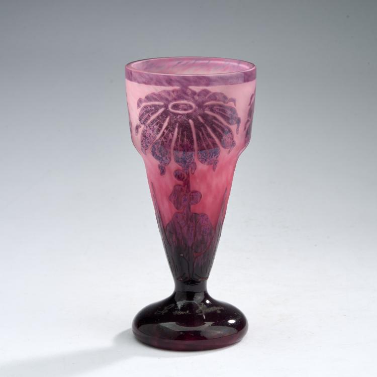 Hauptbild zu Objekt, Pokal 'Dahlias', 1923-26, Schneider, Epinay-sur-Seine, 180A 92