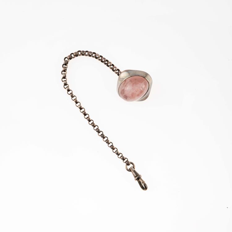 Hauptbild zu Objekt, Anh&auml;nger mit Rosenquarz sog. 'Berlocke', 1900-02, Henry van de Velde, 180B 387