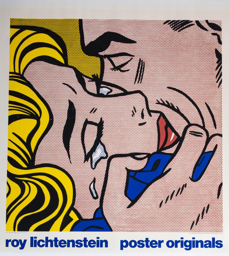 Hauptbild zu Objekt, Poster 'Kiss V', 1980, Roy Lichtenstein, 181C 843