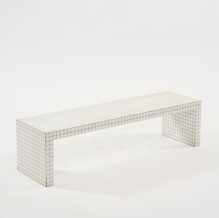 Hauptbild zu Objekt, Sitzbank 'Quaderna', 1971 (Entwurf),  Superstudio, Zanotta, Nova Milanese, 180B 500
