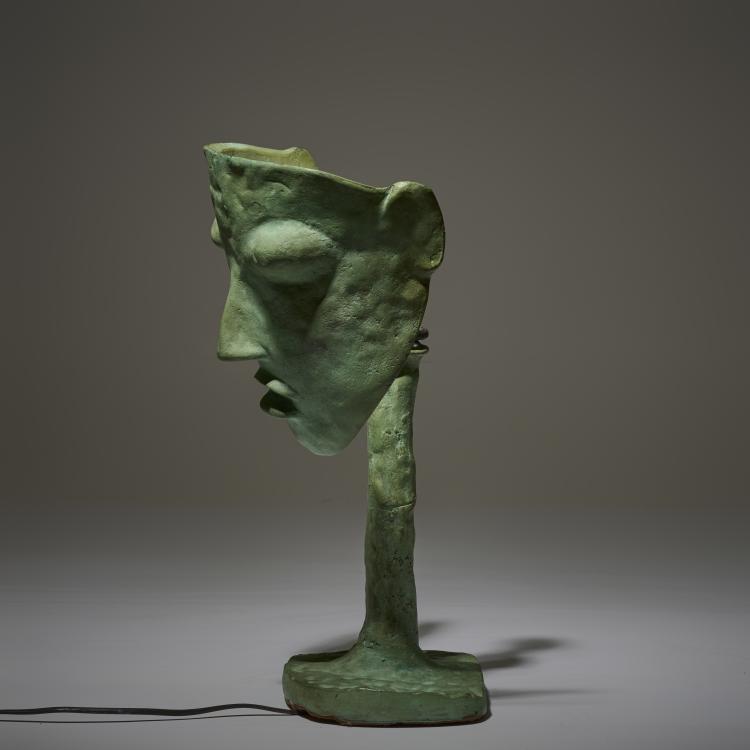 Bild 1 zu Objekt, Table light 'Masque', 1984, Elizabeth Garouste,Mattia Bonetti, Edition En Attendant les Barbares, Paris, 180B 545