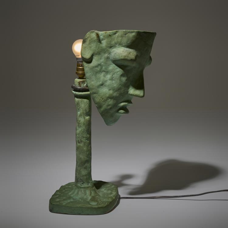 Bild 2 zu Objekt, Table light 'Masque', 1984, Elizabeth Garouste,Mattia Bonetti, Edition En Attendant les Barbares, Paris, 180B 545