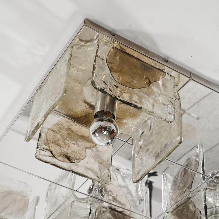 Bild 5 zu Objekt, Thirty-piece ceiling light installation 'LP 257', 1970s, Carlo Nason, A.V. Mazzega, Murano, 181A 231