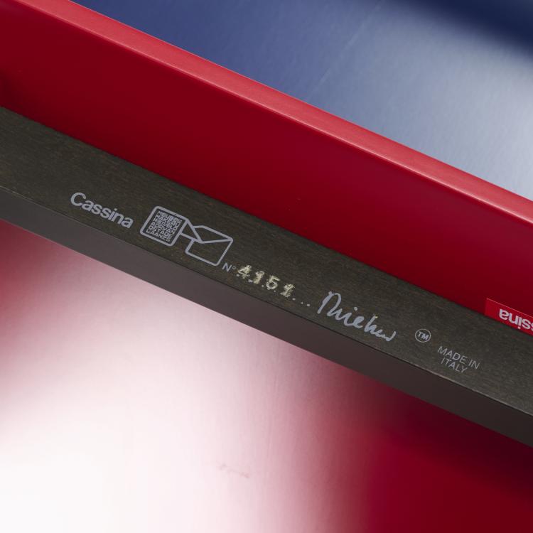 Bild 2 zu Objekt, Armlehnsessel 'Rot-Blau', 1918 (Entwurf), Gerrit Rietveld, Cassina, Mailand /Milan, 181A 159