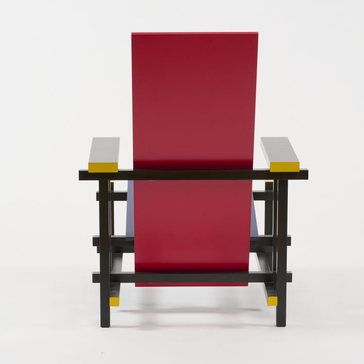 Bild 7 zu Objekt, Armlehnsessel 'Rot-Blau', 1918 (Entwurf), Gerrit Rietveld, Cassina, Mailand /Milan, 181A 159
