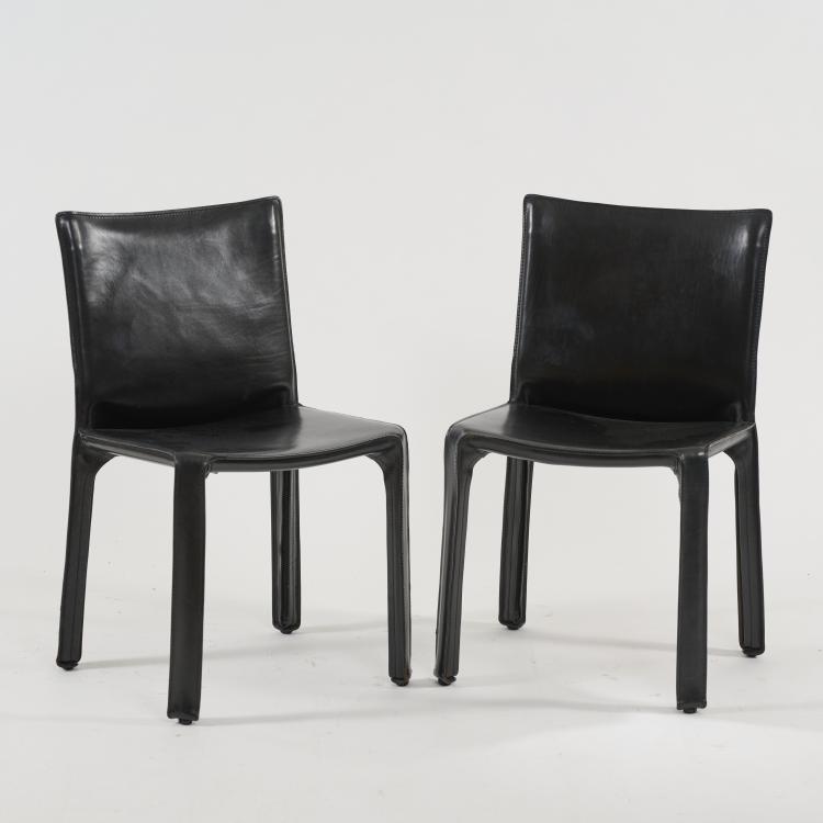 Bild 1 zu Objekt, Six chairs 'Cab 412', 1977 (design), Mario Bellini, Cassina, Mailand, 180B 505