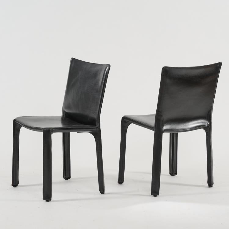 Bild 3 zu Objekt, Six chairs 'Cab 412', 1977 (design), Mario Bellini, Cassina, Mailand, 180B 505