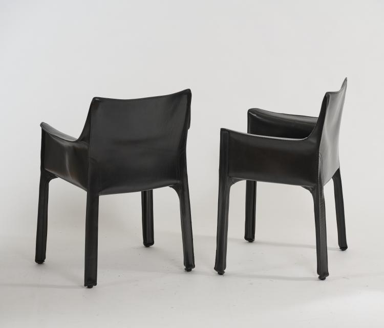 Bild 2 zu Objekt, Two armchairs 'Cab 413', 1977 (design), Mario Bellini, Cassina, Mailand, 180B 506