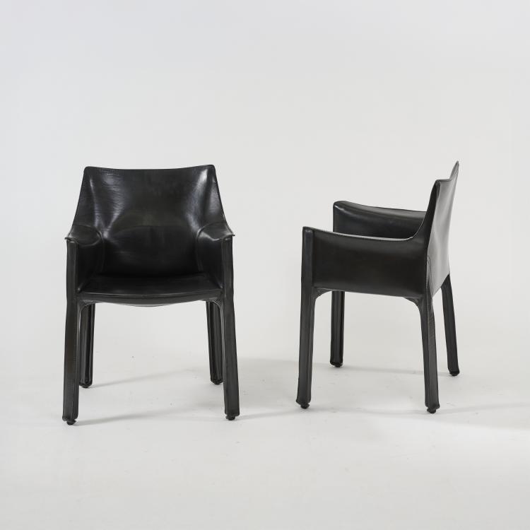 Bild 3 zu Objekt, Two armchairs 'Cab 413', 1977 (design), Mario Bellini, Cassina, Mailand, 180B 506