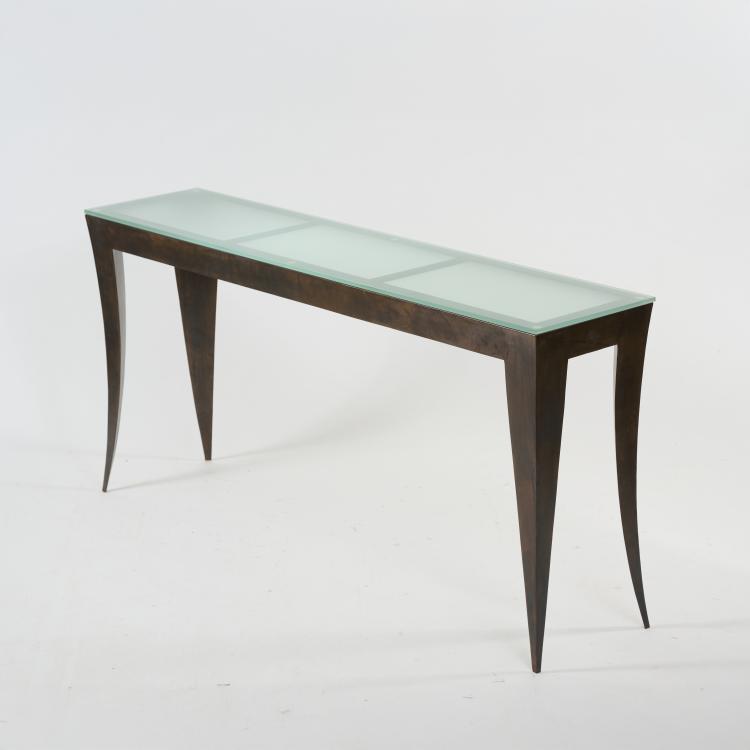 Hauptbild zu Objekt, Console table, 1990s, Hans-J&uuml;rgen Pahl, Studio Pahl, Hans-J&uuml;rgen, 180B 457