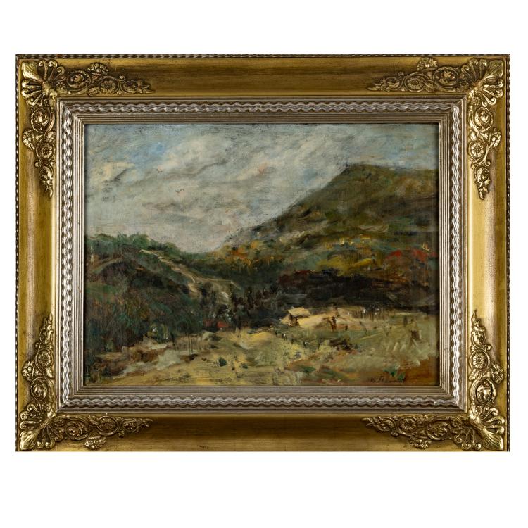 Bild 1 zu Objekt, Palatinate landscape, c. 1915, Max Slevogt, 181C 724