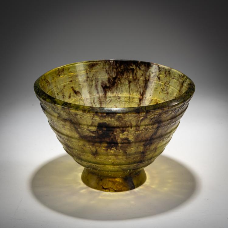 Bild 1 zu Objekt, Bowl, c. 1927, Fran&ccedil;ois D&eacute;corchemont, D&eacute;corchemont, Fran&ccedil;ois, Conches, 180A 36