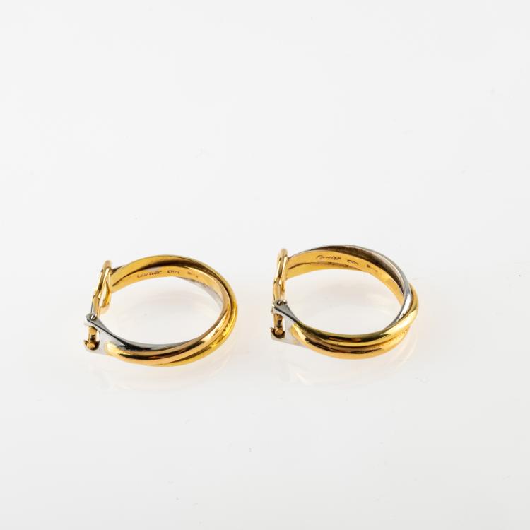 Bild 1 zu Objekt, Pair of ear clips 'Trinity', 1990s, Cartier, 180C 784