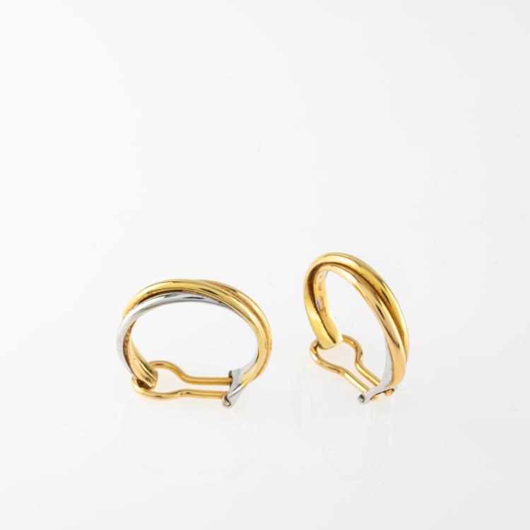Bild 2 zu Objekt, Pair of ear clips 'Trinity', 1990s, Cartier, 180C 784