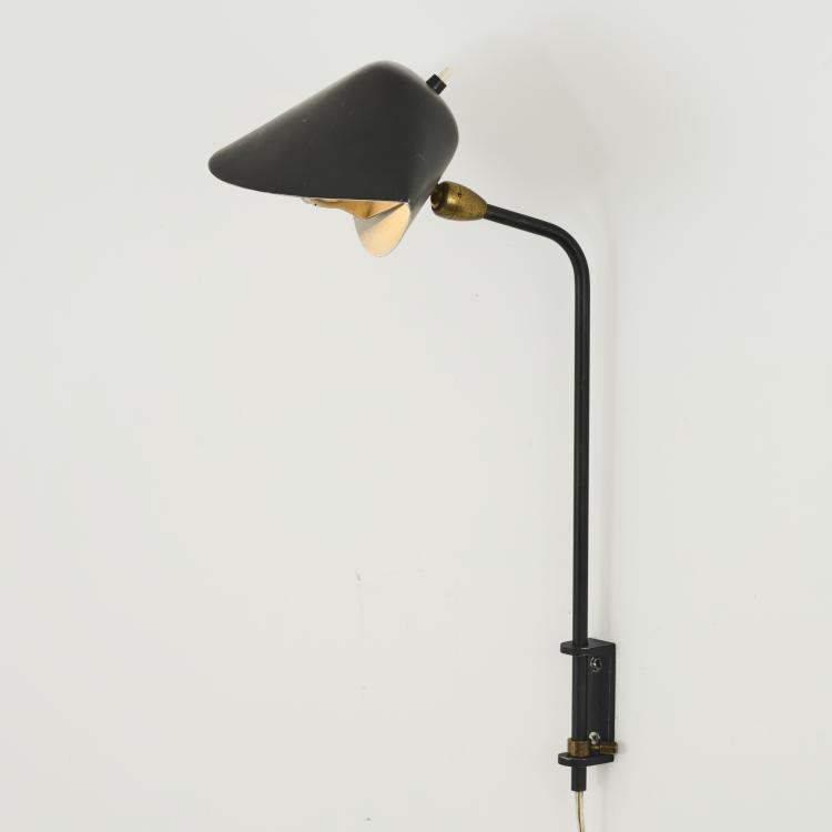 Bild 2 zu Objekt, Wall light 'Applique murale &agrave; un bras pivotant', 1953, Serge Mouille, Steph Simon, Paris, 180B 541
