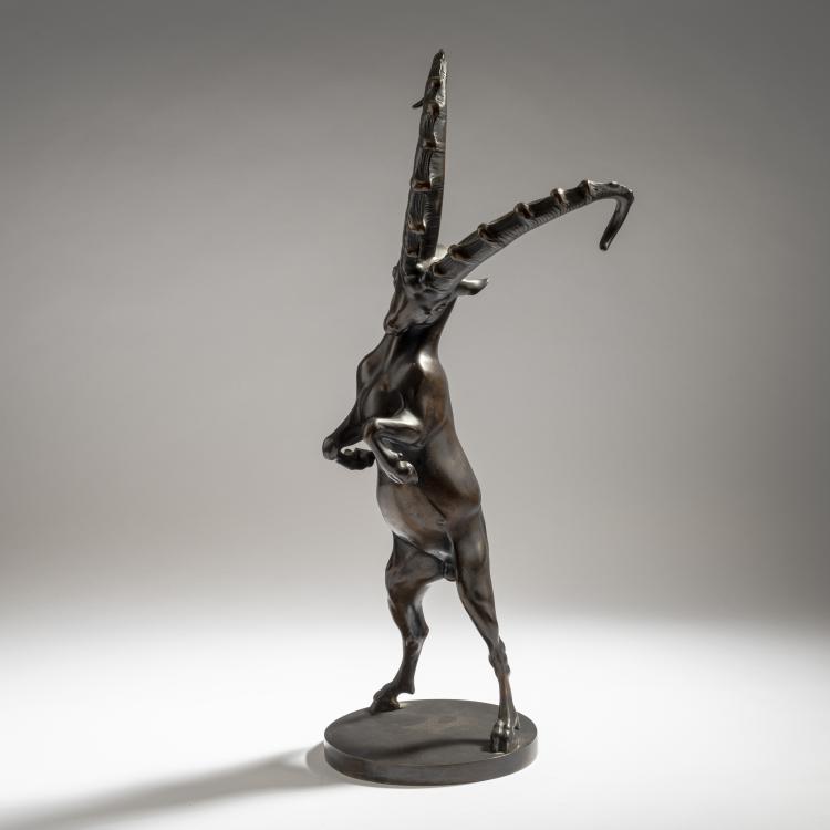 Hauptbild zu Objekt, Fighting Capricorn, 1911, Franz Barwig, 180A 154