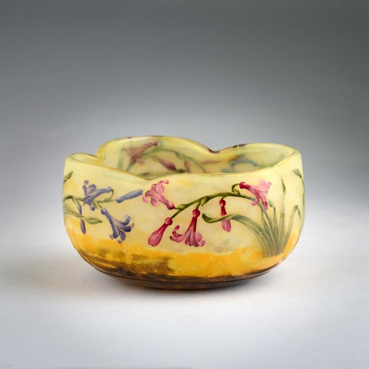 Bild 1 zu Objekt, Schale 'Jacinthes sauvages', 1906, Daum Fr&egrave;res, Nancy, 180A 13