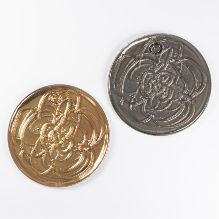 Hauptbild zu Objekt, 2 'Jahresteller in Glas', 1974, Otto Piene, Rosenthal Galerie, studio-line, Selb, 181C 784