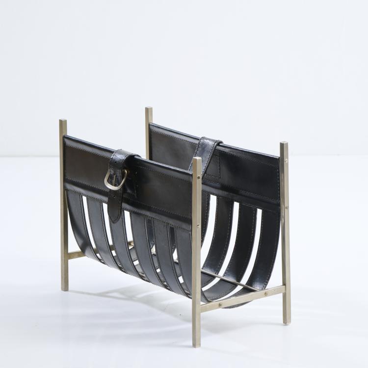 Bild 1 zu Objekt, Newspaper rack, 1960s, Jacques Adnet (attributed), Frankreich / France, 181A 143