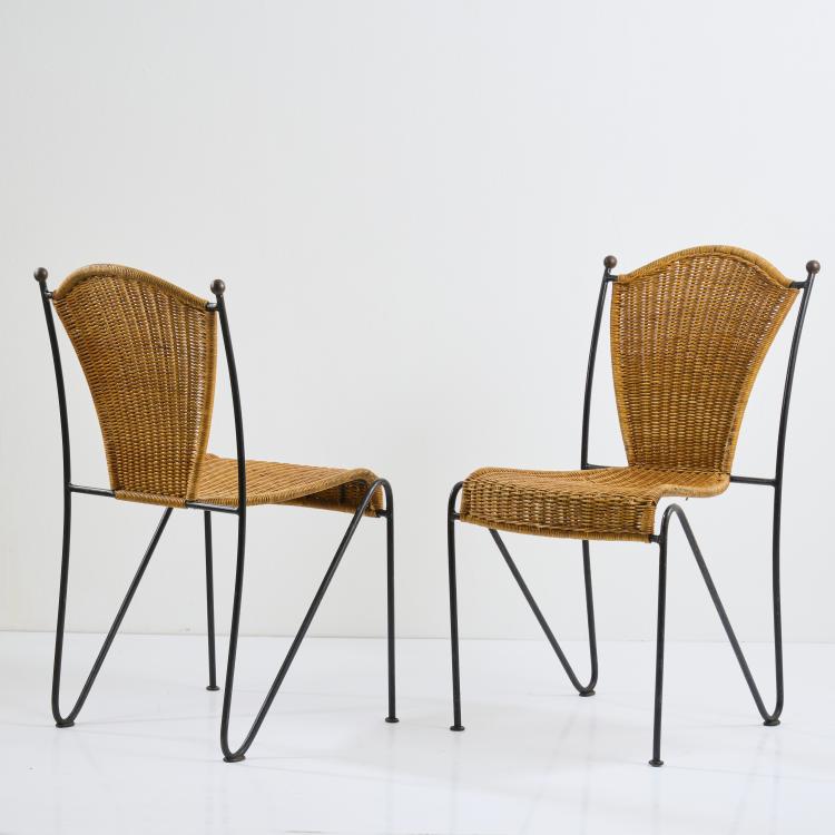 Bild 5 zu Objekt, Eight stacking chairs, 1960s, Frederick Weinberg, USA / US, 181A 371
