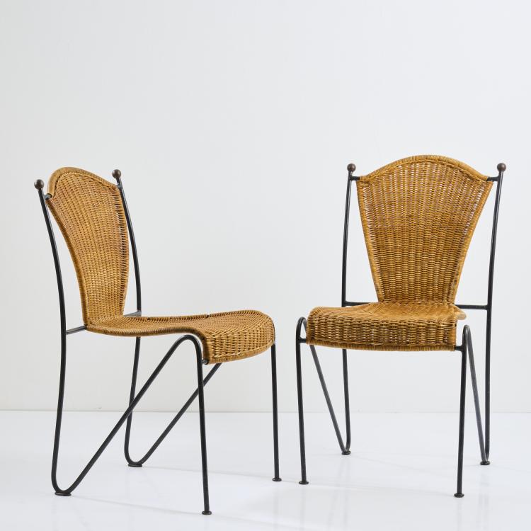 Bild 6 zu Objekt, Eight stacking chairs, 1960s, Frederick Weinberg, USA / US, 181A 371