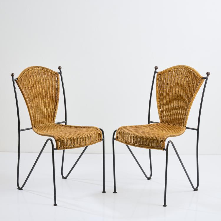 Bild 7 zu Objekt, Eight stacking chairs, 1960s, Frederick Weinberg, USA / US, 181A 371