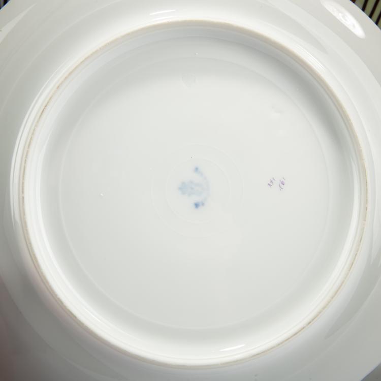 Bild 1 zu Objekt, Sechs Teller aus dem Fischservice 'Modern', 1899/1900, Hermann Gradl, Nymphenburg, KPM, 180A 306