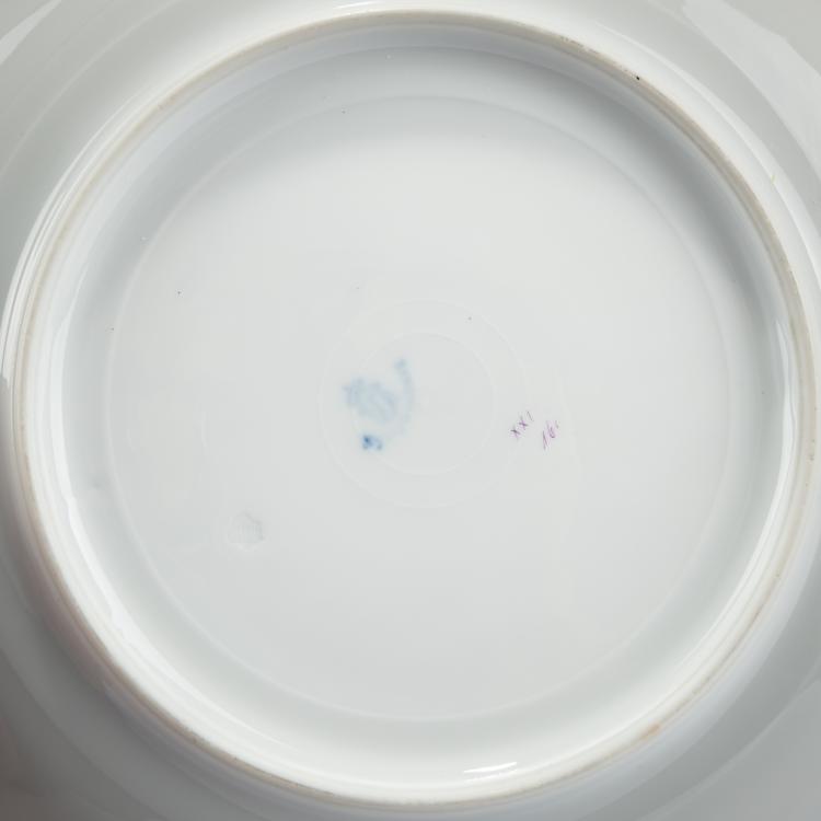 Bild 1 zu Objekt, Sechs Teller aus dem Fischservice 'Modern', 1899/1900, Hermann Gradl, Nymphenburg, KPM, 180A 307