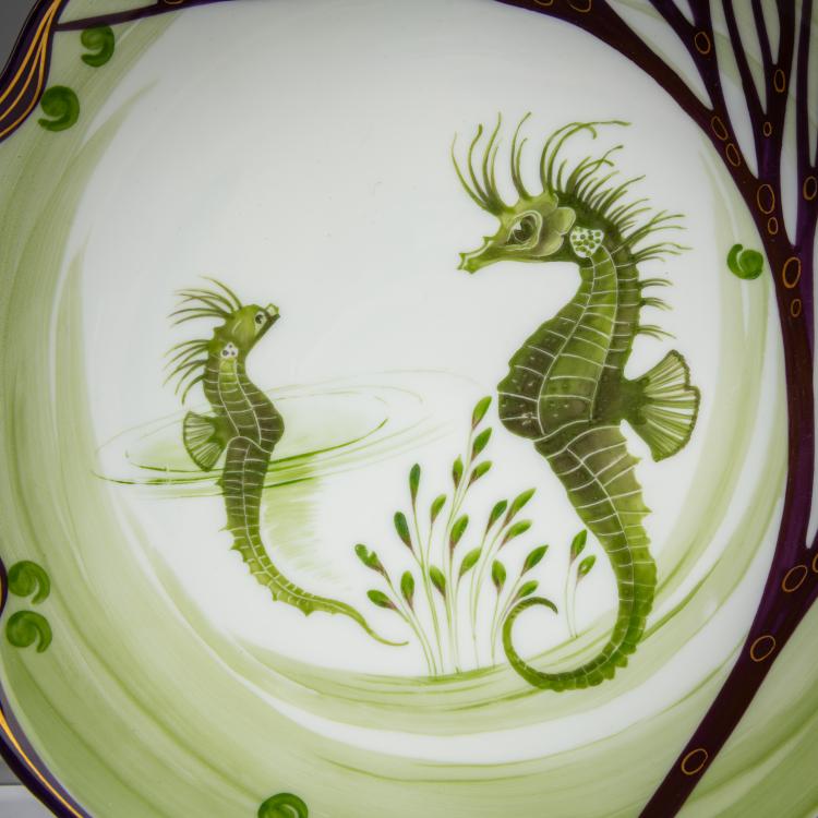 Bild 2 zu Objekt, Sechs Teller aus dem Fischservice 'Modern', 1899/1900, Hermann Gradl, Nymphenburg, KPM, 180A 307