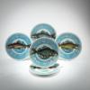 Eleven plates from the 'Marinara, Piscibus' series, 1950s (design)