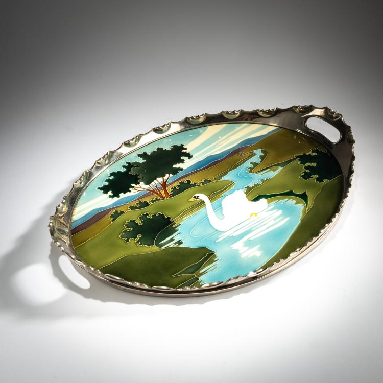 Bild 1 zu Objekt, Tray, c. 1900, Carl Sigmund Luber, Schwarz, J. von, N&uuml;rnberg, 180A 361