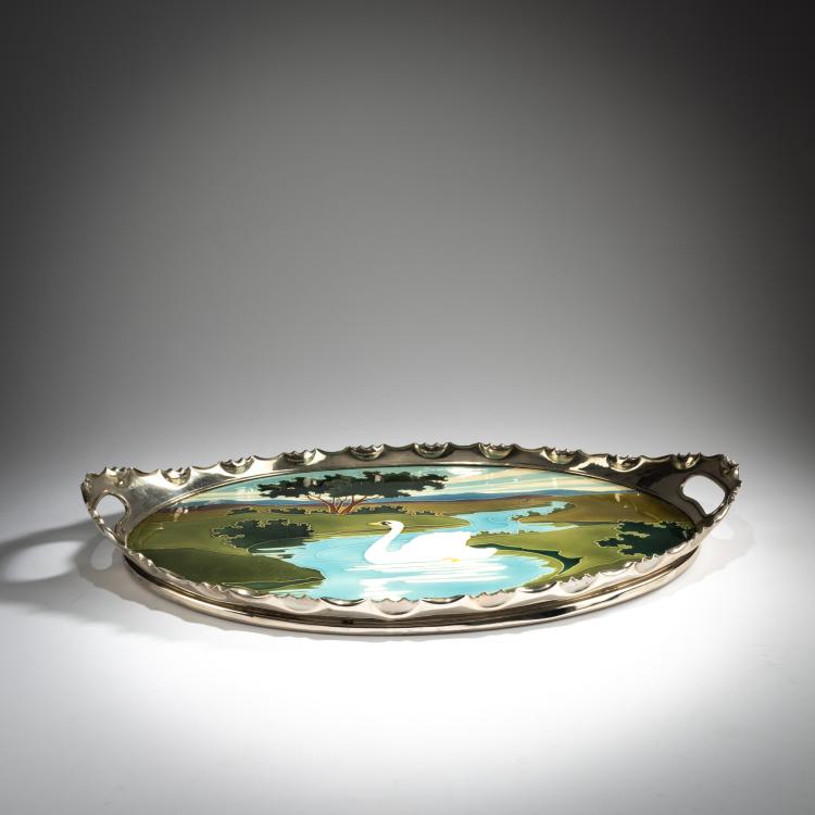 Bild 2 zu Objekt, Tray, c. 1900, Carl Sigmund Luber, Schwarz, J. von, N&uuml;rnberg, 180A 361